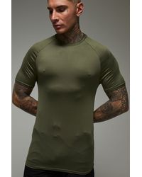 BoohooMAN - Tall Man Active Lightweight Essentials Gym Muscle Fit Raglan T-shirt - Lyst