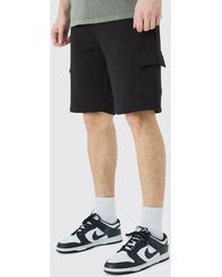 BoohooMAN - Tall Loose Fit Cargo Jersey Short - Lyst