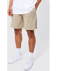 BoohooMAN - Relaxed Limited Heavyweight Volley Short - Lyst