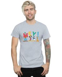 BoohooMAN - Disney Mickey Mouse Friends Hey T-shirt - Lyst