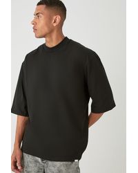 BoohooMAN - Oversized Half Sleeve Heavyweight T-shirt - Lyst