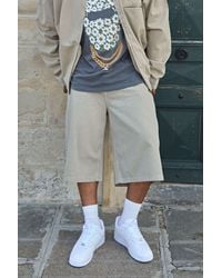 BoohooMAN - Plus Washed Relaxed Fit Longline Jorts - Lyst