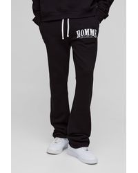 BoohooMAN - Tall Slim-Fit Homme Schlag-Jogginghose - Lyst