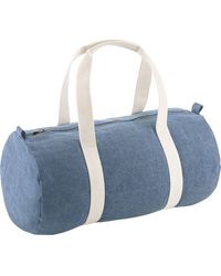 BoohooMAN - Bagbase Barrel Denim Duffle Bag - Lyst