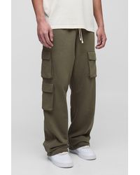 BoohooMAN - Tall Loopback Oversized Cargo Joggers - Lyst