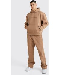 Boohoo - Limited Oversized Hooded Gusset Tracksuit - Lyst