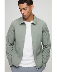 BoohooMAN - Regular Fit Tech Stretch Overshirt - Lyst