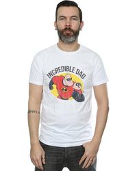 BoohooMAN - Disney The Incredibles Bob Parr Incredible Dad T-shirt - Lyst