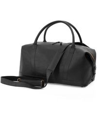 BoohooMAN - Primehide 'rica' Leather Travel Holdall - Lyst