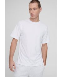 BoohooMAN - Bm Signature Embroidered Crew Neck T-shirt - Lyst