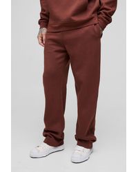BoohooMAN - Tall 330Gsm Straight Leg Basic Sweatpants - Lyst