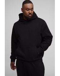 Boohoo - Plus Basic Regular Fit Over The Head Hoodie - Lyst