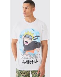 BoohooMAN - Oversized Naruto Anime License T-shirt - Lyst