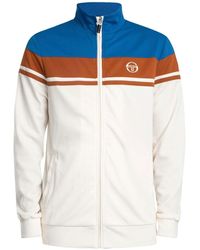 BoohooMAN - Sergio Tacchini Damarindo Track Top Jacket Nautical Mocha Bisque - Lyst