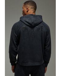 Boohoo - One More Rep Oversized Boxy Washed Hoodie - Lyst