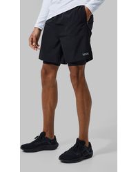BoohooMAN - Tall Man Active Lightweight 2-in-1 Shorts - Lyst
