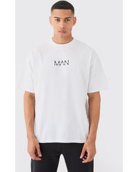 BoohooMAN - Man Dash Oversized Basic Extended Neck T-shirt - Lyst