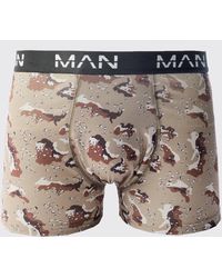 BoohooMAN - Abstract Camo Print Boxers - Lyst