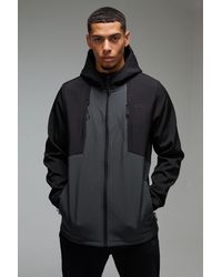 BoohooMAN - Active Softshell Jacket - Lyst