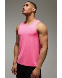 BoohooMAN - Man Active Engineered Performance Regular Fit Vest - Lyst