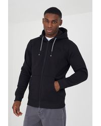 BoohooMAN - Brave Soul Zip Through Hoodie - Lyst