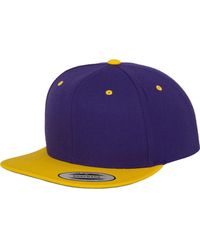 BoohooMAN - Yupoong The Classic Premium Snapback 2-tone Cap - Lyst