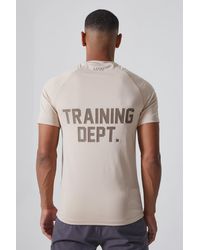 BoohooMAN - Man Active Training Dept Muscle Fit T-shirt - Lyst