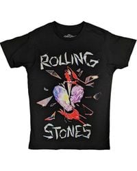 BoohooMAN - The Rolling Stones Hackney Diamonds Heart T-shirt - Lyst