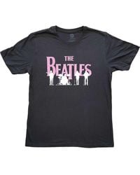 BoohooMAN - The Beatles Silhouette Hi-build T-shirt - Lyst