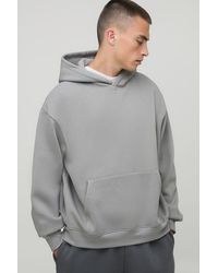 BoohooMAN - Basic Oversized Boxy Hoodie - Lyst