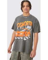 BoohooMAN - Oversized Cosworth 86 Boxy License T-shirt - Lyst