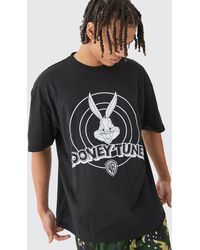 BoohooMAN - Oversized Looney Tunes License T-shirt - Lyst