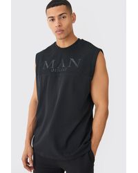 BoohooMAN - Oversized Man Official Mesh Layer vest - Lyst