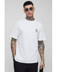 Boohoo - Tall Regular Fit Embroidered Palm Tree T-Shirt - Lyst