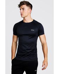 BoohooMAN - Man Active Raglan T-Shirt - Lyst