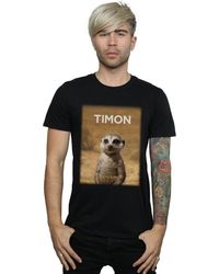 BoohooMAN - Disney The Lion King Movie Timon Poster T-shirt - Lyst