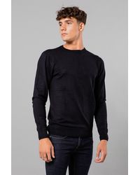 BoohooMAN - French Connection Crew Neck Knitted Jumper - Lyst