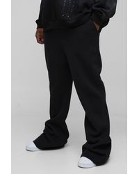 BoohooMAN - Plus Slim Extreme Flared Joggers - Lyst
