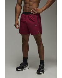 Boohoo - Active Perforated Stretch Woven Regular Fit 5Inch Short - Lyst