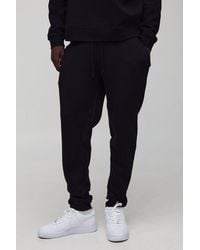 BoohooMAN - Basic Slim-Fit Jogginghose mit BM Signature Print - Lyst