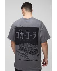 BoohooMAN - Oversized Coca Cola License Graphic T Shirt - Lyst