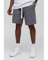 BoohooMAN - Tall Elasticated Waist Relaxed Fit Shorts - Lyst