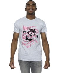 BoohooMAN - Disney Alice In Wonderland Chesire Cat T-shirt - Lyst