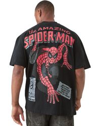 BoohooMAN - Oversized Spiderman Large Scale License T-shirt - Lyst