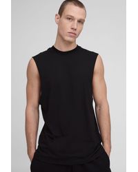 BoohooMAN - Basic Regular Fit Drop Armhole Tank - Lyst