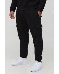 BoohooMAN - Plus Basic Skinny Fit Cargo Jogger - Lyst