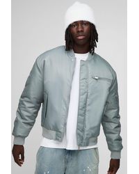 BoohooMAN - Boxy Fit Ma1 Bomber Jacket - Lyst
