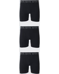 BoohooMAN - Man Active Seamless 7inch Long Boxer 3 Pack - Lyst