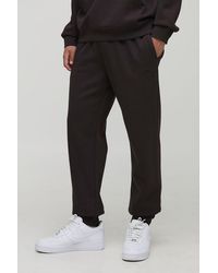 BoohooMAN - Basic Bm Signature Regular Fit Jogger - Lyst