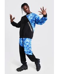 boohooman camo tracksuit